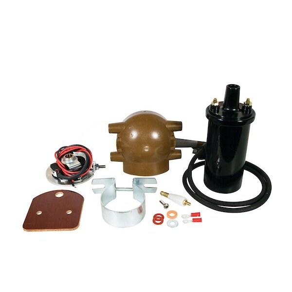 Ignition & Coil Conversion Kit; 6 Volt Positive Ground 7" x7.25" x3.25"